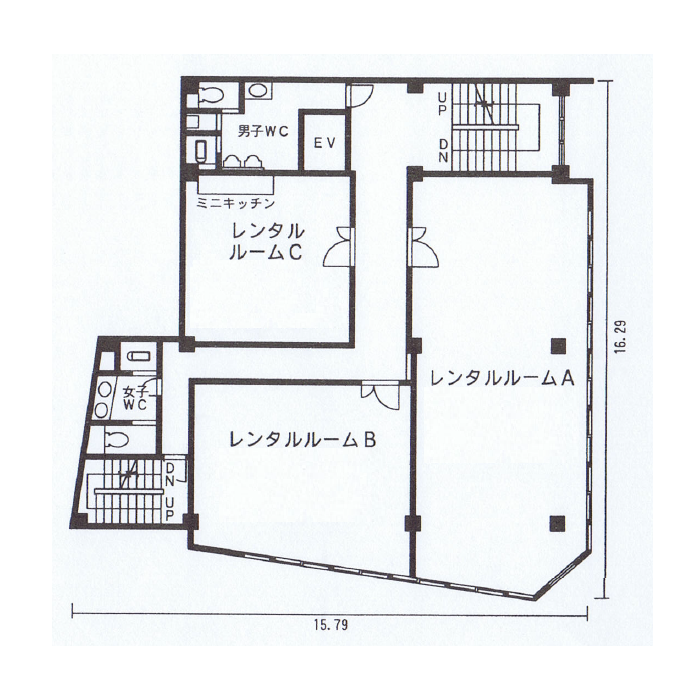 大須１　音羽第一ビル　平面図