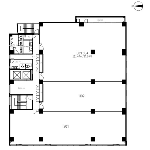 丸の内３　丸の内三丁目ビル　平面図