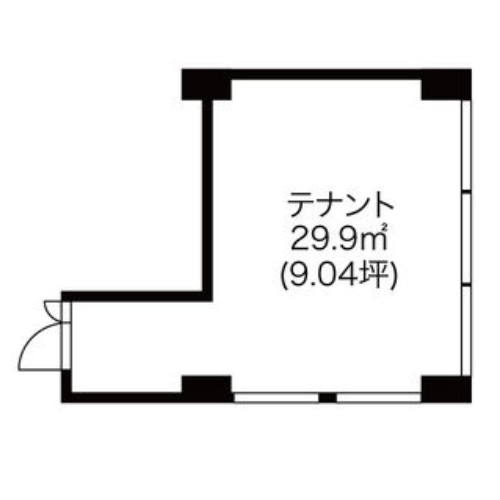 栄１　伏見ポイントビル　平面図