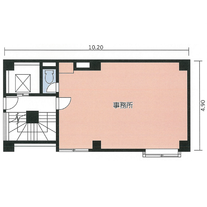 金山２　金山ビル　平面図