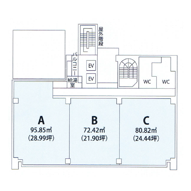 泉２　高岳院ビル　平面図