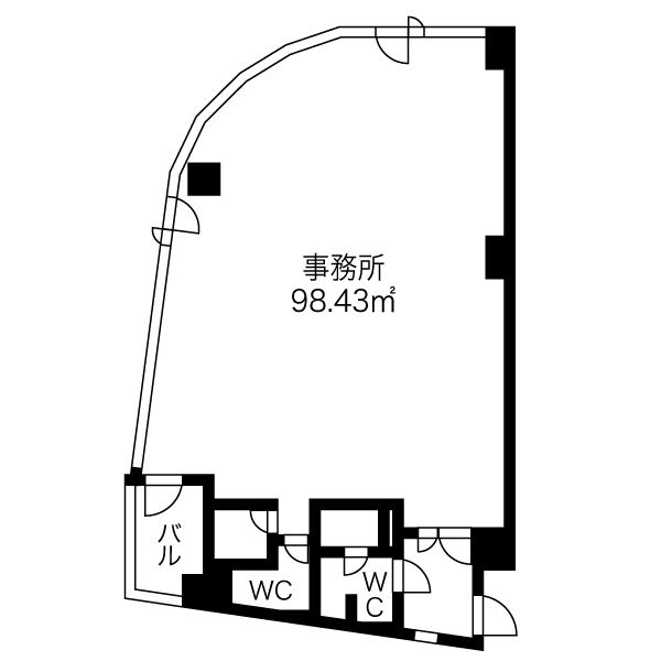 大須１　音羽第２ビル　平面図